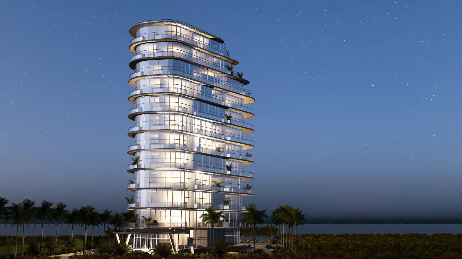 New luxury residence and hotel building project